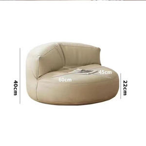 2023 Hot Saling Light Étanche Pas De Remplissage Petite Taille Haute Qualité Faux Cuir Pouf Canapé Chaise Pas De Remplissage - Product Image 4