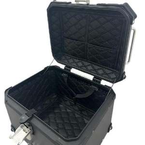 <span class=keywords><strong>Top</strong></span> <span class=keywords><strong>Case</strong></span> Moto 80L en Alliage d'Aluminium Robuste, <span class=keywords><strong>Universel</strong></span>, Étanche, à Dégagement Rapide, Grande Capacité, Argent - Product Image 4