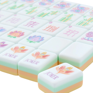 160 Fichas de Mahjong de Melamina Estilo Americano, de Lujo, Modernas y Lindas, de 4 Capas, para Juego y Entretenimiento, Regalo - Product Image 4
