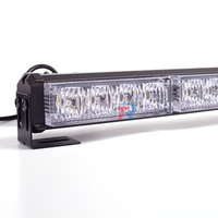 Barra de luz estroboscópica DE EMERGENCIA intermitente de 20W, 22 pulgadas, triple Color, LED automático, 12V, 24V, CC, asesor de tráfico para camión todoterreno