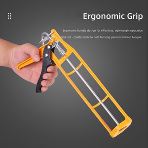 <span class=keywords><strong>Pistolet</strong></span> à mastic manuel double colonne pour verre, en acier, avec buse en <span class=keywords><strong>silicone</strong></span> pour <span class=keywords><strong>silicone</strong></span> et plastique, outil de jointoiement - Product Image 3