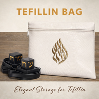 Pochette personnalisée pour Tefillin, Housse de Challah, Pochette brodée pour le Shabbat et Pessa'h, Kippot juives, Kippa de prière zippée en fausse fourrure