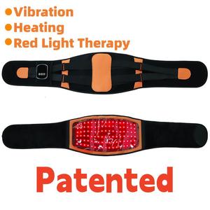 Custom High-end Brand Wireless Portable Infrared Heated Red Light Therapy <strong>Massage</strong> Waist <strong>Belt</strong> with Vibration - Product Image 6