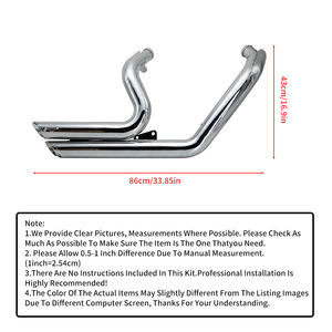 Tubo di Scarico Personalizzabile per Harley-Davidson VANCE & HINES 883X48 1200 72V - Modifica su Misura - Product Image 2