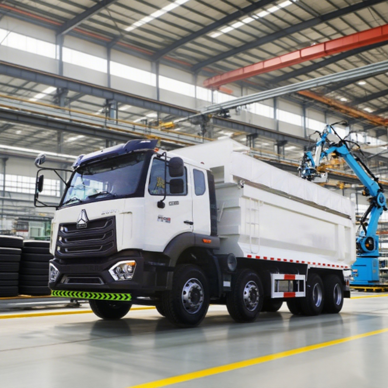 Новый грузовик HOWO N7/NX 8x4 самосвал 40 тонн 12 колесные самосвалы Горнодобывающий транспорт для продажи