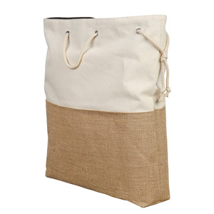 Simple coton <span class=keywords><strong>jute</strong></span> <span class=keywords><strong>sac</strong></span> épissage couleur toile <span class=keywords><strong>sac</strong></span> <span class=keywords><strong>à</strong></span> <span class=keywords><strong>main</strong></span> - Product Image 3