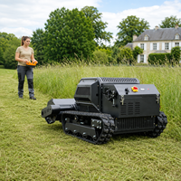Tondeuse à fléaux pour ferme et verger, zéro-turn, 100 cm, puissante, moteur diesel KOOP 295CC 23HP, télécommandée