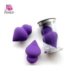 Etiqueta Privada no látex <span class=keywords><strong>maquillaje</strong></span> esponja púrpura aplicador belleza esponja <span class=keywords><strong>para</strong></span> la Fundación <span class=keywords><strong>precio</strong></span> al por mayor - Product Image 1