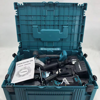 Ensemble d'outils électriques combinés 6 pièces : Perceuse à percussion électrique, Meuleuse d'angle, Perceuse sans fil sans balais