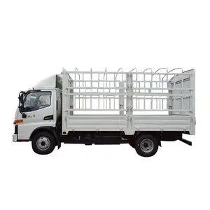 JAC ISUZU 울타리화물 트럭 4*2 디젤 연료 트럭화물 울타리 4 톤 6 톤 미니화물 트럭 벌크 피드 배달