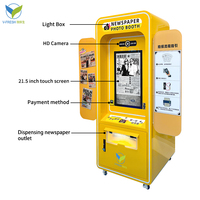Máquina personalizada de buena calidad VFresh para máquina expendedora de fotomatón de periódico de calle comercial apresurado