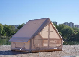 Grande <span class=keywords><strong>tente</strong></span> de camping à double porte Colonnes d'air épaisses pour rester pendant la nuit <span class=keywords><strong>Tente</strong></span> <span class=keywords><strong>gonflable</strong></span> de luxe pour l'extérieur - Product Image 3