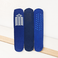 Chaussettes d'hôpital jetables d'automne, antidérapantes, respirantes, écologiques, à double face, à motif de points, pour prévention des chutes chez les personnes obèses