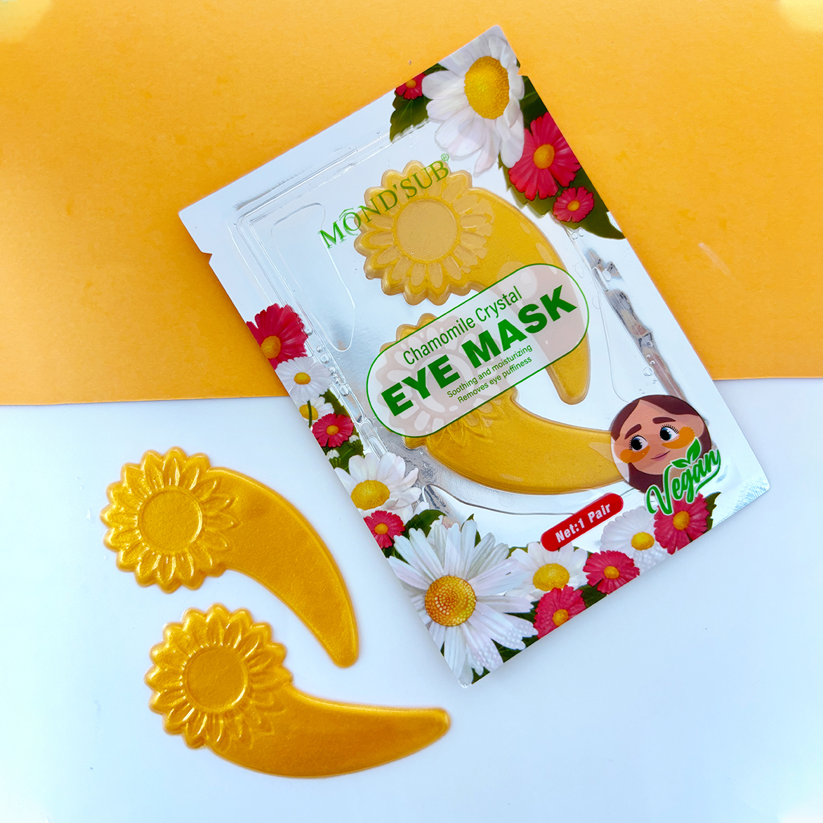 Yellow Chamomile Eye Mask