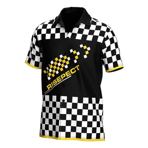 เสื้อเจอร์ซีย์แข่งรถแบบสั่งทำพิเศษพร้อมโลโก้แบบซับลิเมชั่น เสื้อยืดขี่มอเตอร์ไซค์ เสื้อโปโลบริษัทมอเตอร์ไซค์ - Product Image 1