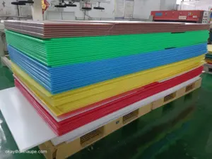 High Quality Eco-friendly Solid Plastic Recycled Colored Plate 1mm 2mm 3mm 6mm 10mm 15mm 20mm Polyethylene Board HDPE Sheet