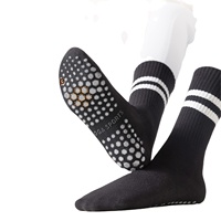 Offre Spéciale antidérapant unisexe anti-dérapant Pilates Barre hôpital maison exercice cheville poignée Yoga chaussettes