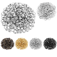 Œillets en métal doré pour vêtements, taille personnalisée, 3mm, 4mm, 5mm