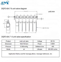 Vanne solénoïde pneumatique à action directe bidirectionnelle, vannes pneumatiques multi-voies conçues pour les systèmes de thérapie par compression