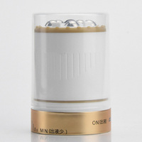 Tube de conditionnement en plastique avec tête de massage à bille pour crème pour les yeux et masque facial, couleur et taille personnalisables, OEM/ODM disponible