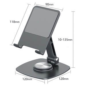 Supporto Pieghevole in Alluminio Durevole ed Economico per Telefoni e Tablet, Porta Dispositivi Mobili da Scrivania per <span class=keywords><strong>iPad</strong></span>, Disponibile per Acquisti all'Ingrosso - Product Image 4