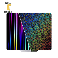 Feuille de plaque de construction flexible 265x250mm/10.43x9.84 pouces pour imprimante 3D Anycubi-Vyper plaque d'acier à ressort double face lisse PEL + PEB