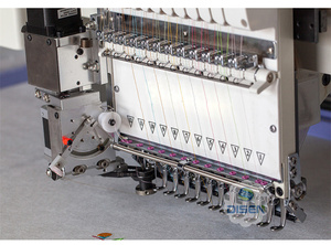 Monogram phẳng T-Shirt cap thêu máy vi tính thiết kế karachi điều kiện mới lõi động cơ hoạt động chuỗi khâu xử lý - Product Image 2