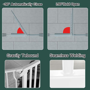 ODM gerbang anjing dapat ditarik untuk rumah tangga lebar pagar gerbang anjing pintu hewan peliharaan gerbang keselamatan bayi - Product Image 5