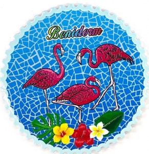 Benidom Spanish Ceramic Coasters Travel Souvenir Mats & <b>Pads</b> for Home or Office for Daily Use - Product Image 6