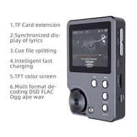 Lecteur de musique portable MP3 professionnel haute fidélité pour voiture, qualité Master, sans perte, prend en charge APE, écran TF, plus de 20 heures d'autonomie de la batterie
