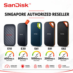Sandisk Portable Drive 1TB 600 MB/s USB C USB 3.2 Gen 2 SSD E10- SDSSDE10 - Product Image 4