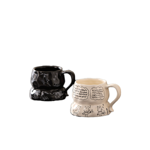 Set di Tazze in Ceramica con Disegni a Mano - Tazze Originali per Caffè e Tè con Texture Unica - Product Image 6