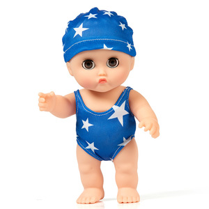 Muñeca de vinilo con boca abierta, muñeca genial de 22 cm, muñeca de regalo moderna para niños y niñas que se puede cambiar de ropa. - Product Image 2