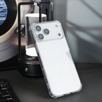 Coque transparente antichoc en TPU JOYPORODO T035 pour iPhone 17 16 15 Pro Max, étui de téléphone anti-jaunissement ultra-transparent pour Android
