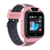 Reloj Inteligente para Niños Q18 al por Mayor, HW-C6 Cuadrado, Tarjeta SIM 4G, Función de Llamada, Rastreador GPS LBS, Resistente al Agua IP65, Regalo para Niños