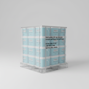 Emballage pour 100 véhicules en plastique pour peintures - Product Image 2