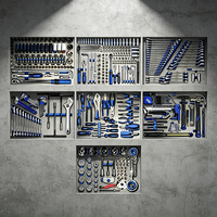 Ensemble d'outils mécaniques industriels robustes de 526 pièces, kit complet de clés à douilles pour l'ingénierie et la maintenance en usine