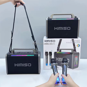 Loa Boombox KMS-261, Loa Subwoofer Di Động, Máy Nghe Nhạc Có <span class=keywords><strong>2</strong></span> Micro Không Dây Sạc Được - Product Image 3