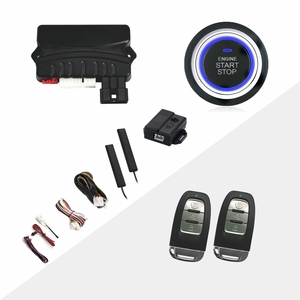 N כדי לדחוף להתחיל מערכת כניסת keyless להתחיל להפסיק pke001 חם מכירות להתחיל בוטון אחד דרך רכב אופנוע