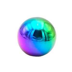 Perilla de cambio de marchas de velocidad de titanio con forma de bola de Color arcoíris nuevo HRmin para automóvil, coche, vehículo, camión - Product Image 1