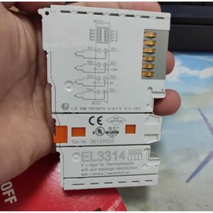 Módulo de Entrada de Termopar de 4 Canales Beckhoff EL3314 con Detección de Rotura de Cable, Módulo IO EtherCAT - Product Image 2