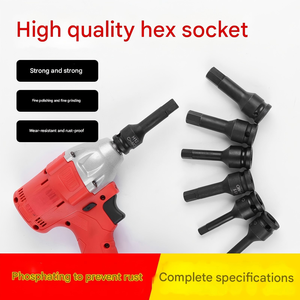 Electric <strong>Wrench</strong> and Socket <strong>Set</strong>, Complete <strong>Set</strong> of Automotive Repair Tools Including Large, Medium and <strong>Small</strong> Hex Sockets. - Product Image 4