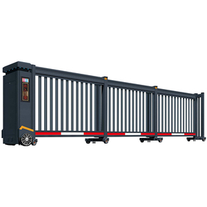 <span class=keywords><strong>Portail</strong></span> Coulissant Télescopique Électrique Rétractable, Barrière Extensible pour Allée, Porte <span class=keywords><strong>de</strong></span> <span class=keywords><strong>Portail</strong></span> Principal pour Mur <span class=keywords><strong>de</strong></span> Clôture <span class=keywords><strong>de</strong></span> Maison - Product Image 1