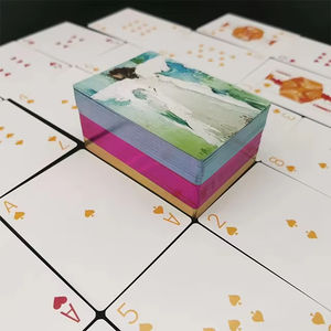 Naipes de papel personalizados elegantes, póker fácil de barajar de alta calidad para diseño de boutique de <span class=keywords><strong>mago</strong></span>, logotipo impreso para colección - Product Image 2
