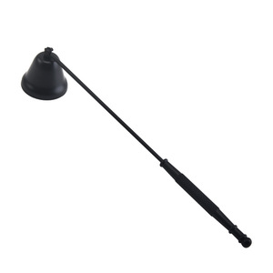 <span class=keywords><strong>Noir</strong></span>/or/argent/or Rose cloche bougie extincteur coupe-flamme en forme de cloche bougie mèche éteignoir en acier inoxydable - Product Image 1
