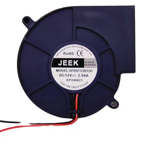 Motor blower udara dc tekanan tinggi, 9733 38W kecepatan tinggi 8500rpm kuat, kecepatan variabel 2a 12v - Product Image 3
