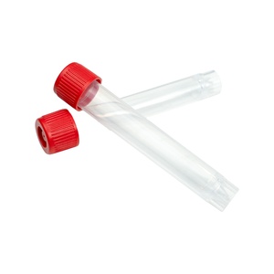 Tube cryogénique en plastique PP 10 ml 12 ml à fond plat avec bouchon à vis pour le transport d'échantillons, tube de prélèvement VTM - Product Image 1