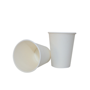 Gobelets à café en papier jetables à double paroi de 16oz du fabricant, fabriqués artisanalement, en PLA, boissons chaudes/froides, peinture PE simple/à dipple, biodégradable - Product Image 1