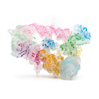 Modèle de vaisseau sanguin de haute précision coquille couleur silicone transparent modèle médical résine artisanat service d'impression 3d