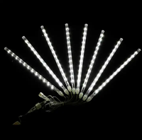 Tubes étanches de 30cm/50cm/80cm lumières de météores colorées pour arbres de mariage de Noël et jardin